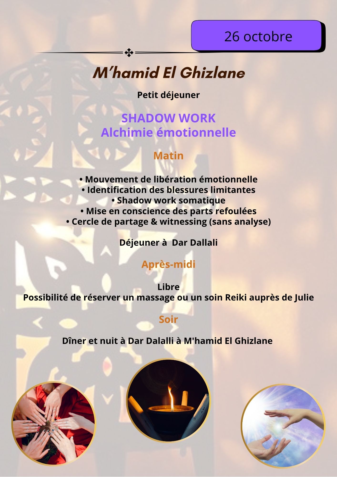 Programme Le cercle de Yamina Linda